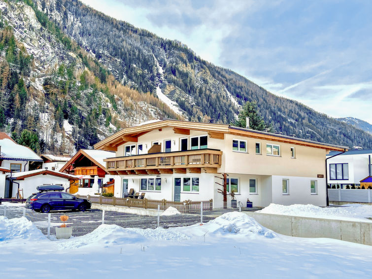 Foto van exterieur van Appartement Längenfeldin de winter Foto van exterieur van Appartement Längenfeldin de winter