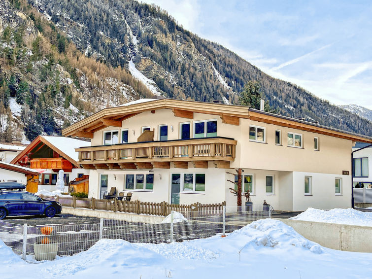 Foto van exterieur van Appartement Längenfeldin de winter Foto van exterieur van Appartement Längenfeldin de winter