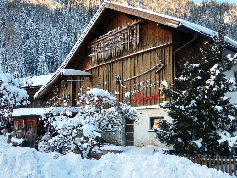 Foto van exterieur van Appartement Feichten im Kaunertalin de winter