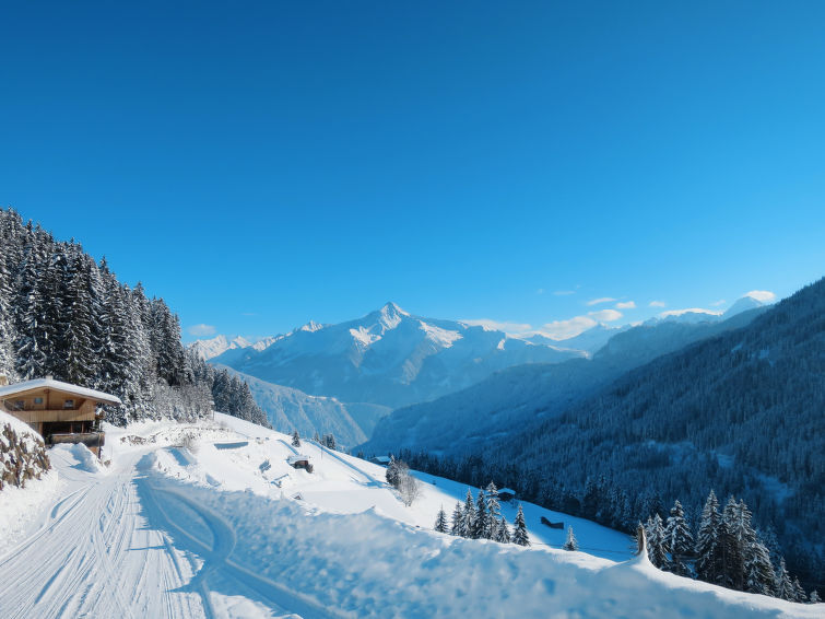 Foto van exterieur van Vakantiehuis Mayrhofenin de winter