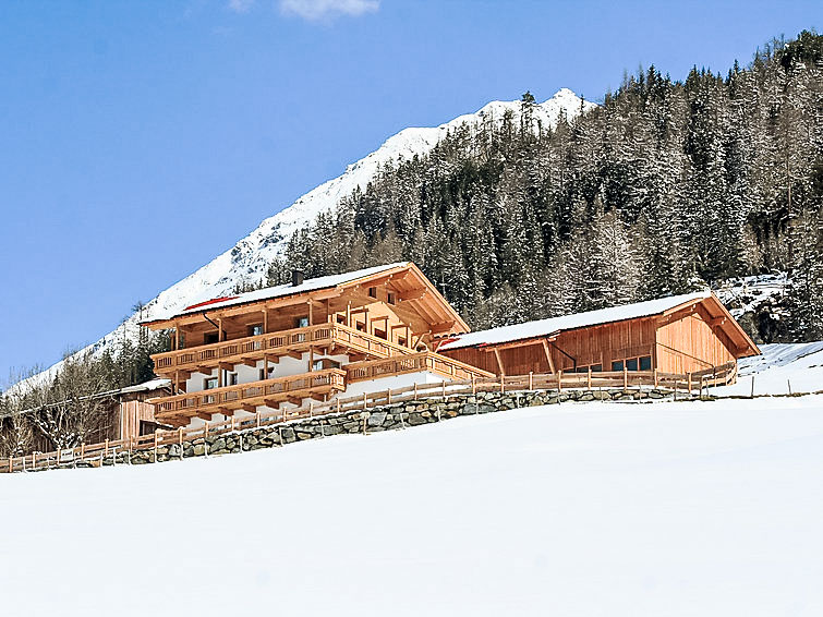 Foto van exterieur van Appartement Längenfeldin de winter Foto van exterieur van Appartement Längenfeldin de winter