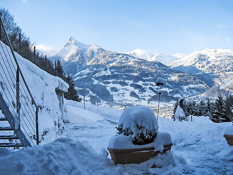 Foto van exterieur van Appartement Schrunsin de winter
