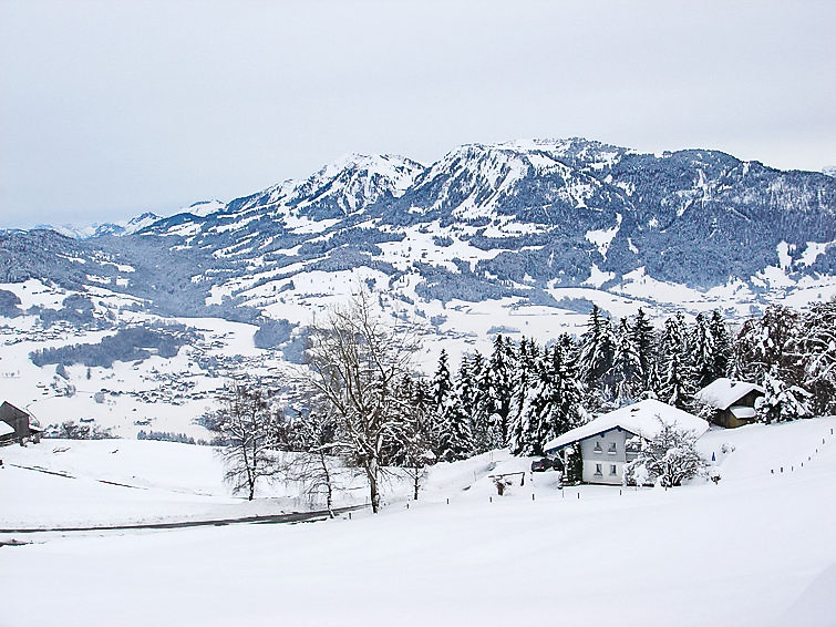 Foto van exterieur van Vakantiehuis Eggin de winter