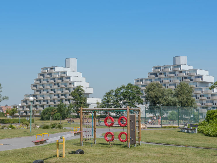 Foto van exterieur van Appartement De Haan
