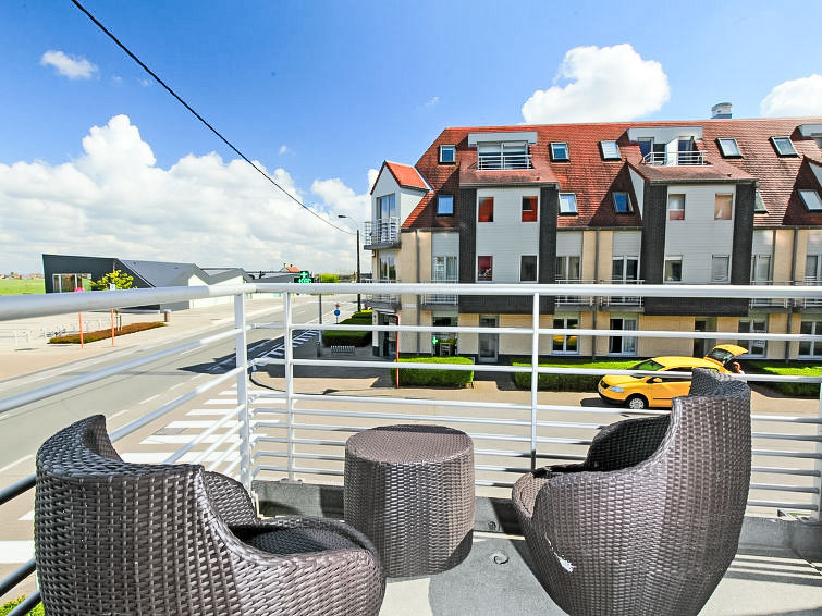 Foto van exterieur van Appartement De Haan