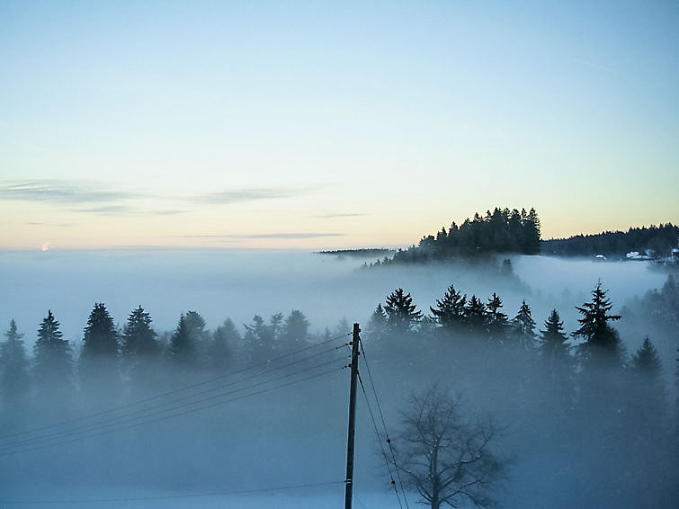 Foto van exterieur van Appartement Biembach im Emmentalin de winter