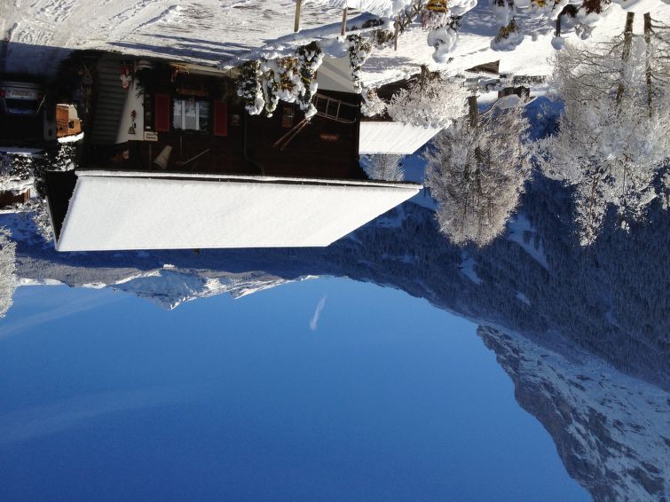 Foto van exterieur van Appartement Grindelwaldin de winter