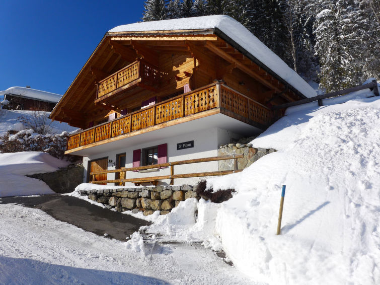 Foto van exterieur van Vakantiehuis Villarsin de winter