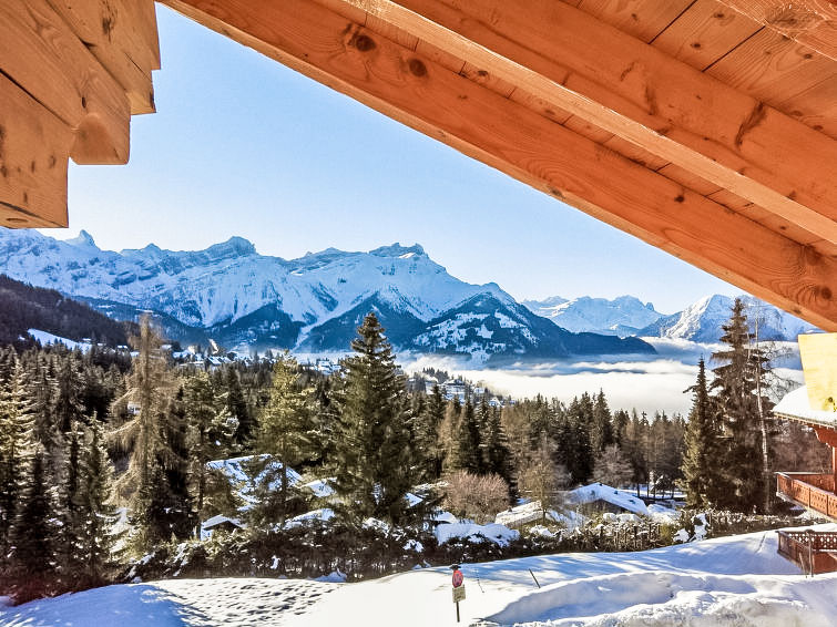 Foto van exterieur van Vakantiehuis Villarsin de winter