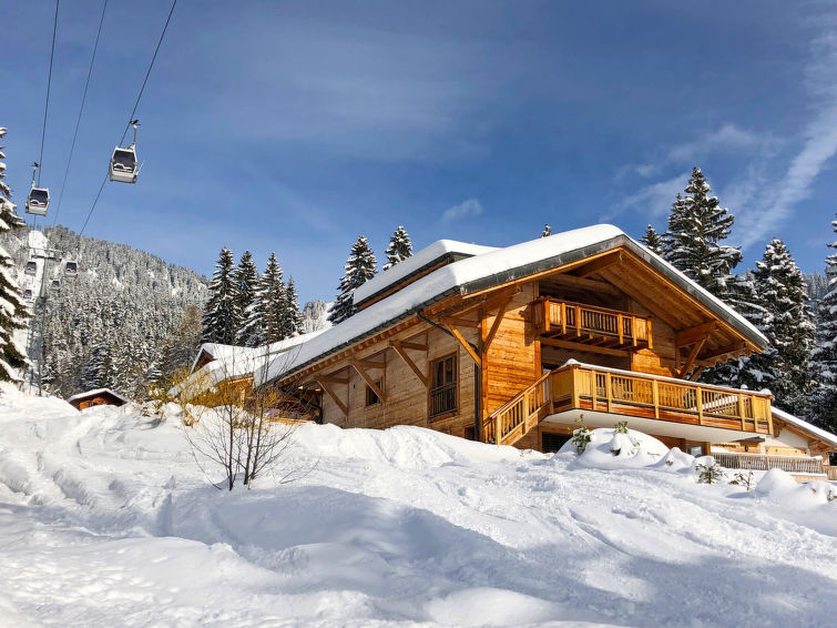 Foto van exterieur van Vakantiehuis Villarsin de winter