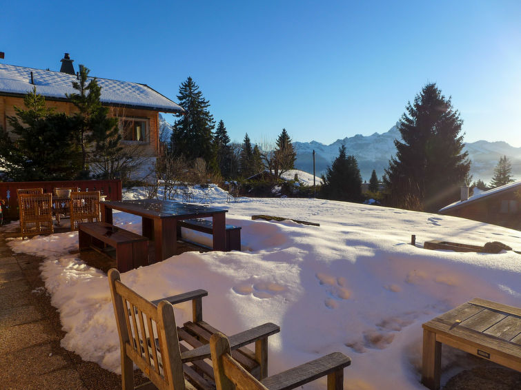 Foto van exterieur van Vakantiehuis Villarsin de winter