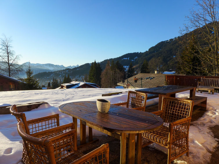 Foto van exterieur van Vakantiehuis Villarsin de winter