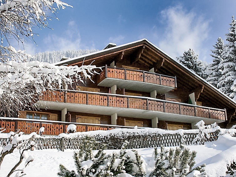 Foto van exterieur van Appartement Villarsin de winter