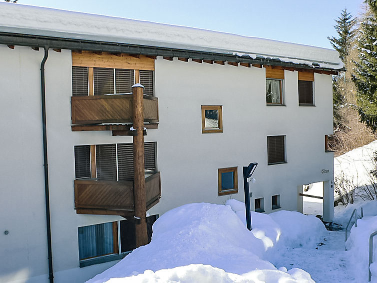 Foto van exterieur van Appartement Flimsin de winter