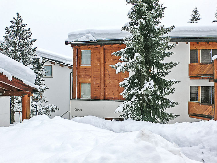 Foto van exterieur van Appartement Flimsin de winter