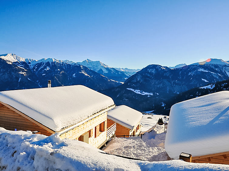 Foto van exterieur van Vakantiehuis Urmeinin de winter