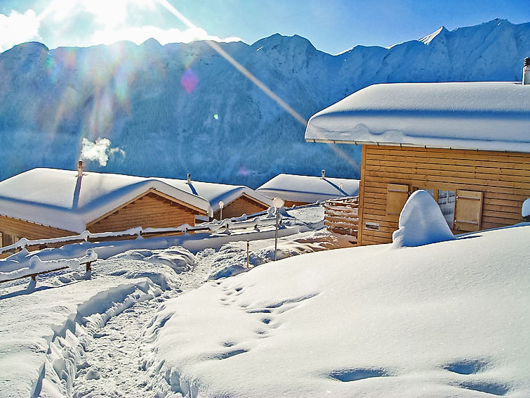 Foto van exterieur van Vakantiehuis Urmeinin de winter