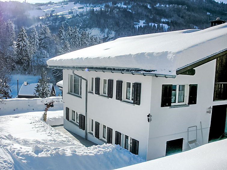 Foto van exterieur van Appartement Alvaschein GRin de winter