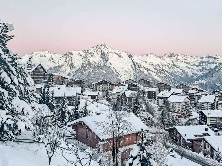 Foto van omgeving van Vakantiehuis Nendazin de winter