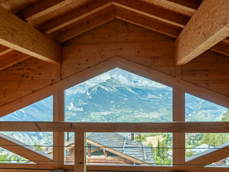 Foto van wonen van Vakantiehuis Nendazin de winter