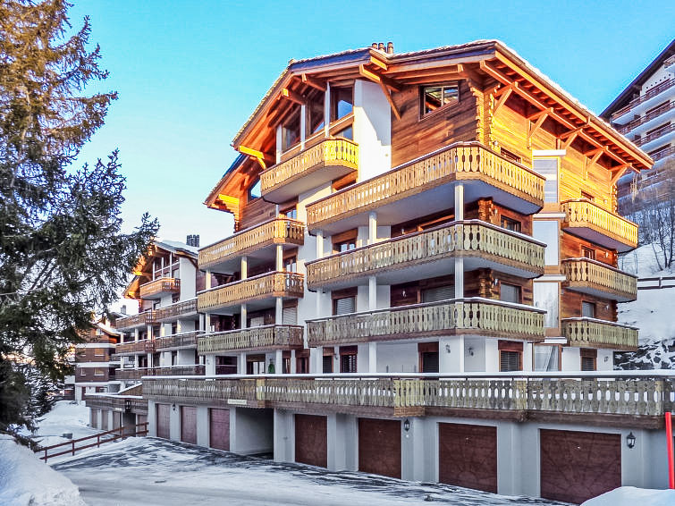 Foto van exterieur van Appartement Nendazin de winter