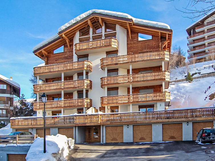 Foto van exterieur van Appartement Nendazin de winter