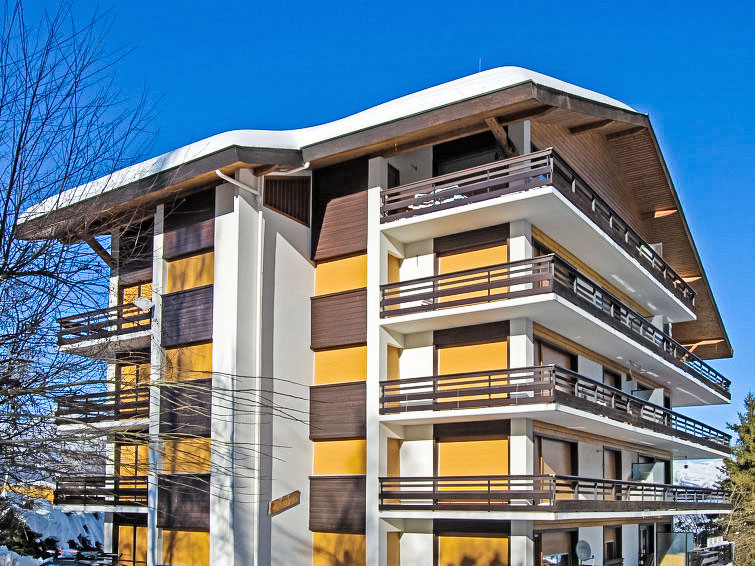 Foto van exterieur van Appartement Nendazin de winter