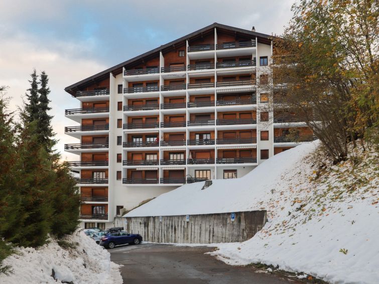 Foto van exterieur van Appartement Nendazin de winter