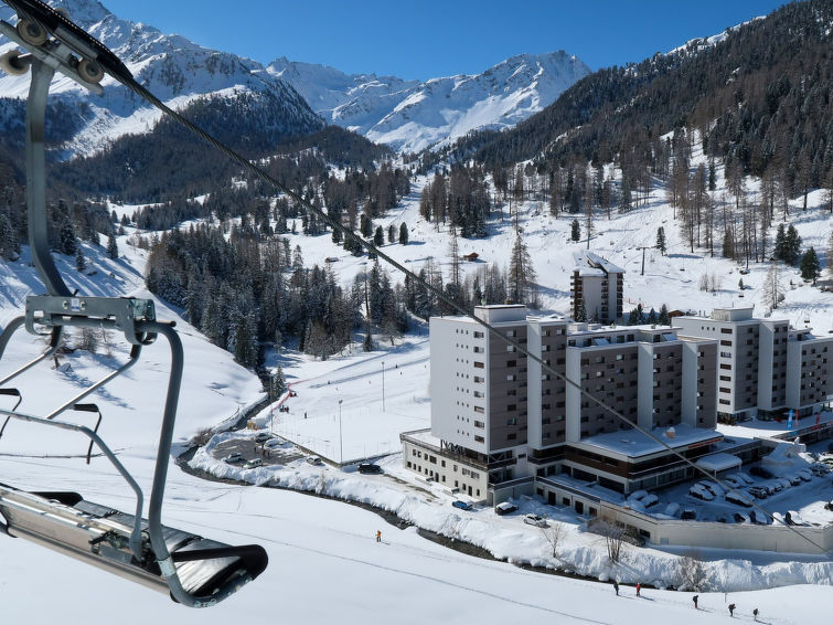 Foto van exterieur van Appartement Siviez-Nendazin de winter
