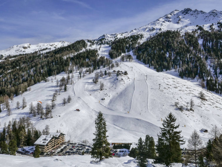 Foto van exterieur van Appartement Siviez-Nendazin de winter