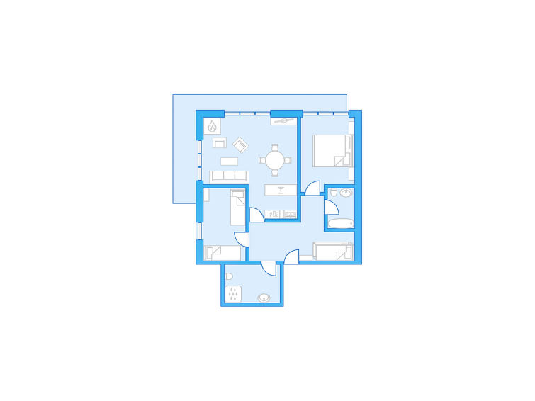 Foto van wonen van Appartement Veysonnaz
