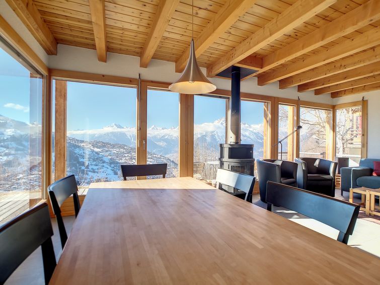 Foto van wonen van Vakantiehuis Veysonnaz Foto van wonen van Vakantiehuis Veysonnaz