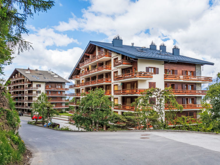 Foto van exterieur van Appartement Nendazin de winter