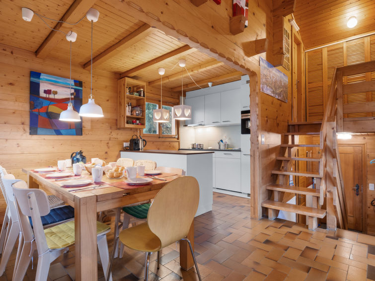 Foto van wonen van Vakantiehuis Grächen Foto van wonen van Vakantiehuis Grächen