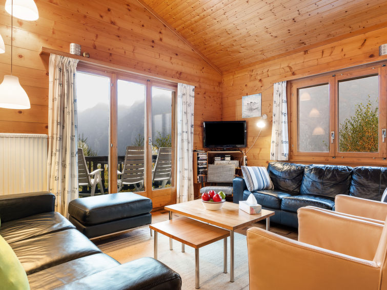 Foto van wonen van Vakantiehuis Grächen Foto van wonen van Vakantiehuis Grächen