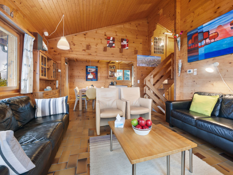 Foto van wonen van Vakantiehuis Grächen Foto van wonen van Vakantiehuis Grächen