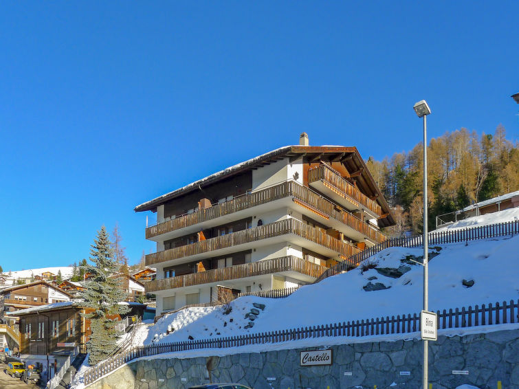 Foto van exterieur van Appartement Grächenin de winter Foto van exterieur van Appartement Grächenin de winter