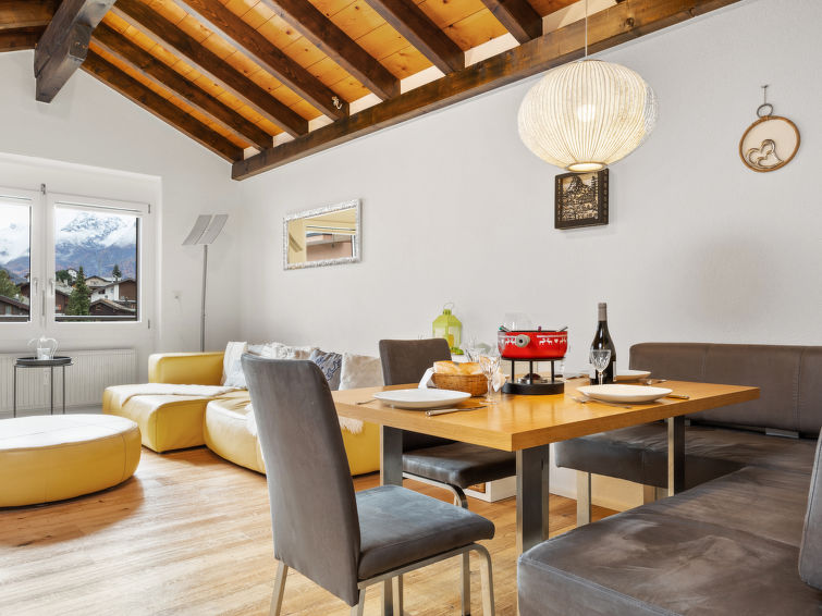 Foto van wonen van Appartement Grächen Foto van wonen van Appartement Grächen