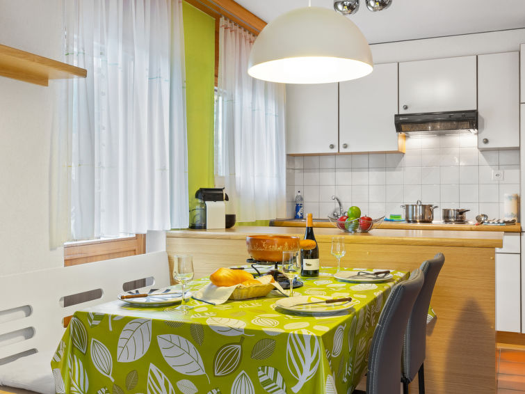 Foto van wonen van Appartement Grächen Foto van wonen van Appartement Grächen