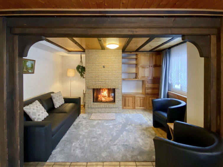 Foto van wonen van Appartement Grächen Foto van wonen van Appartement Grächen