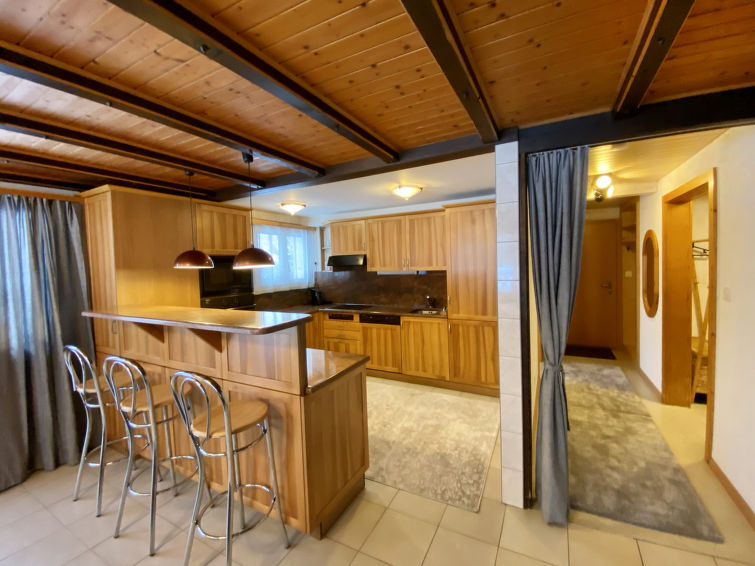 Foto van wonen van Appartement Grächen Foto van wonen van Appartement Grächen