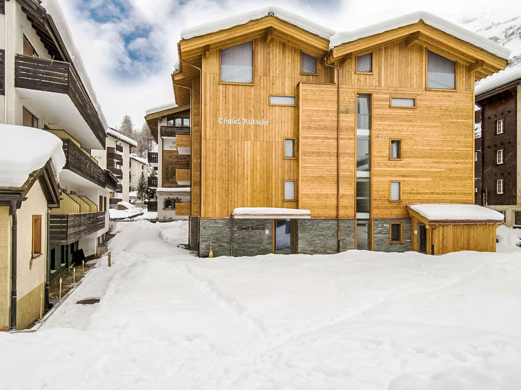 Foto van exterieur van Appartement Zermattin de winter