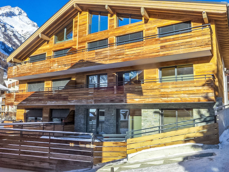 Foto van exterieur van Appartement Zermattin de winter