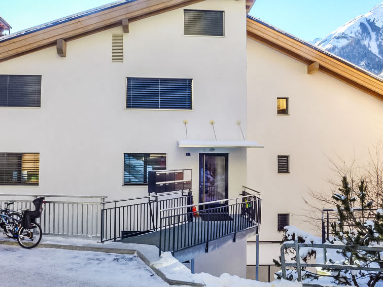 Foto van exterieur van Appartement Zermattin de winter