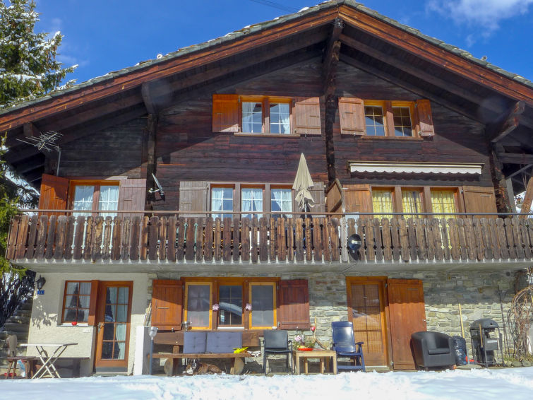 Foto van exterieur van Appartement Zermattin de winter