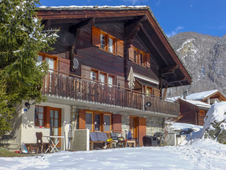 Foto van exterieur van Appartement Zermattin de winter