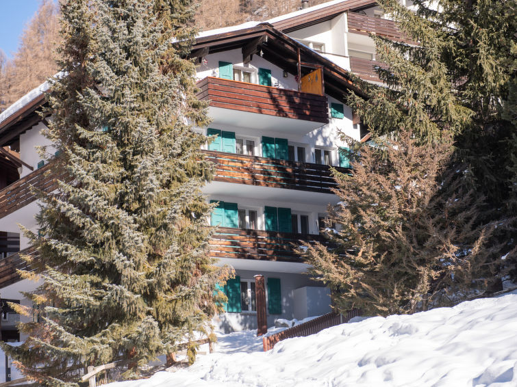 Foto van exterieur van Appartement Zermattin de winter