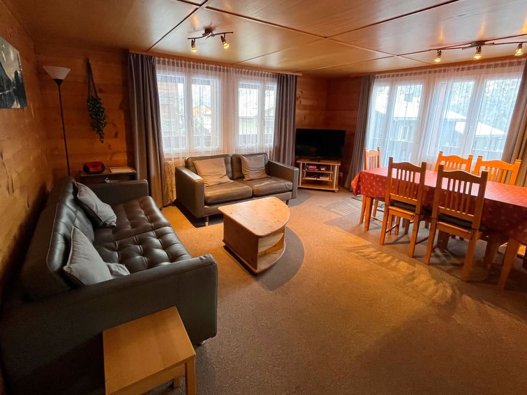 Foto van wonen van Appartement Grächen Foto van wonen van Appartement Grächen