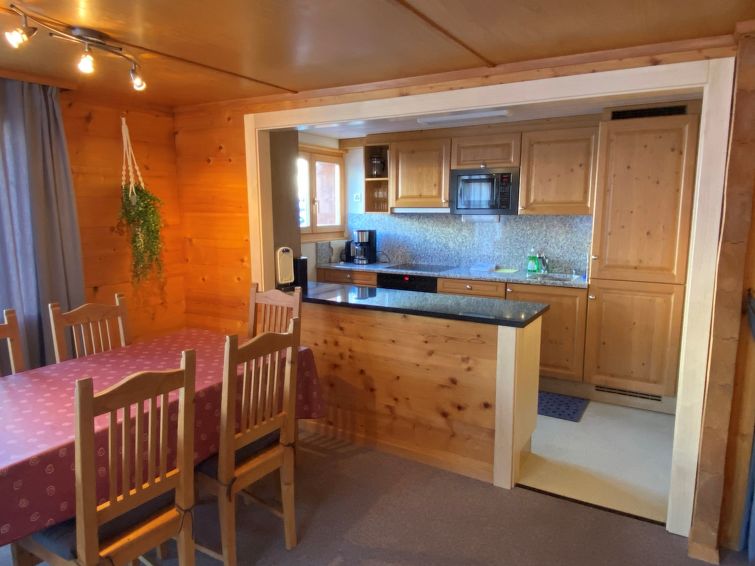 Foto van wonen van Appartement Grächen Foto van wonen van Appartement Grächen