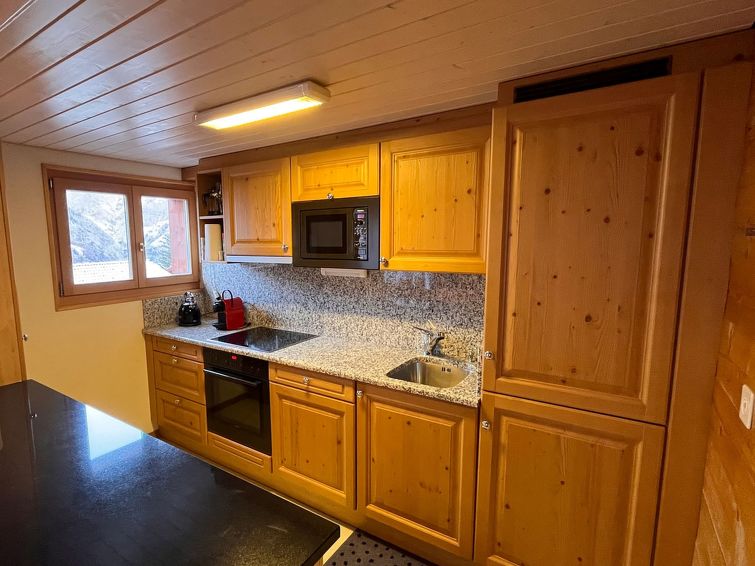 Foto van wonen van Appartement Grächen Foto van wonen van Appartement Grächen